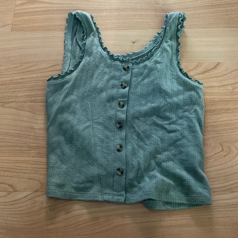 Teal/Green tank top